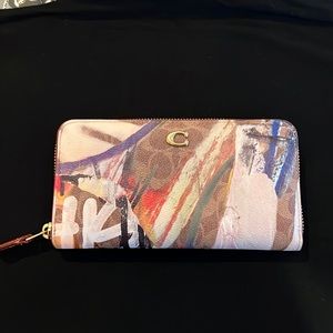 Coach wallet  X Mint - Serf graffiti